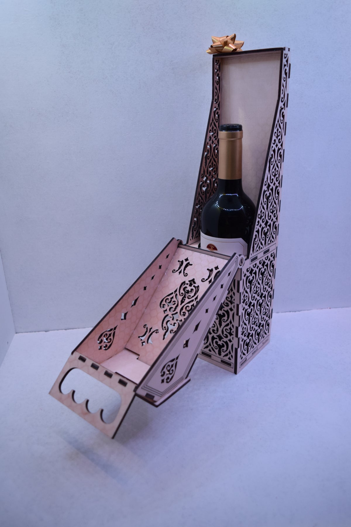 Wine Box Floral Premium