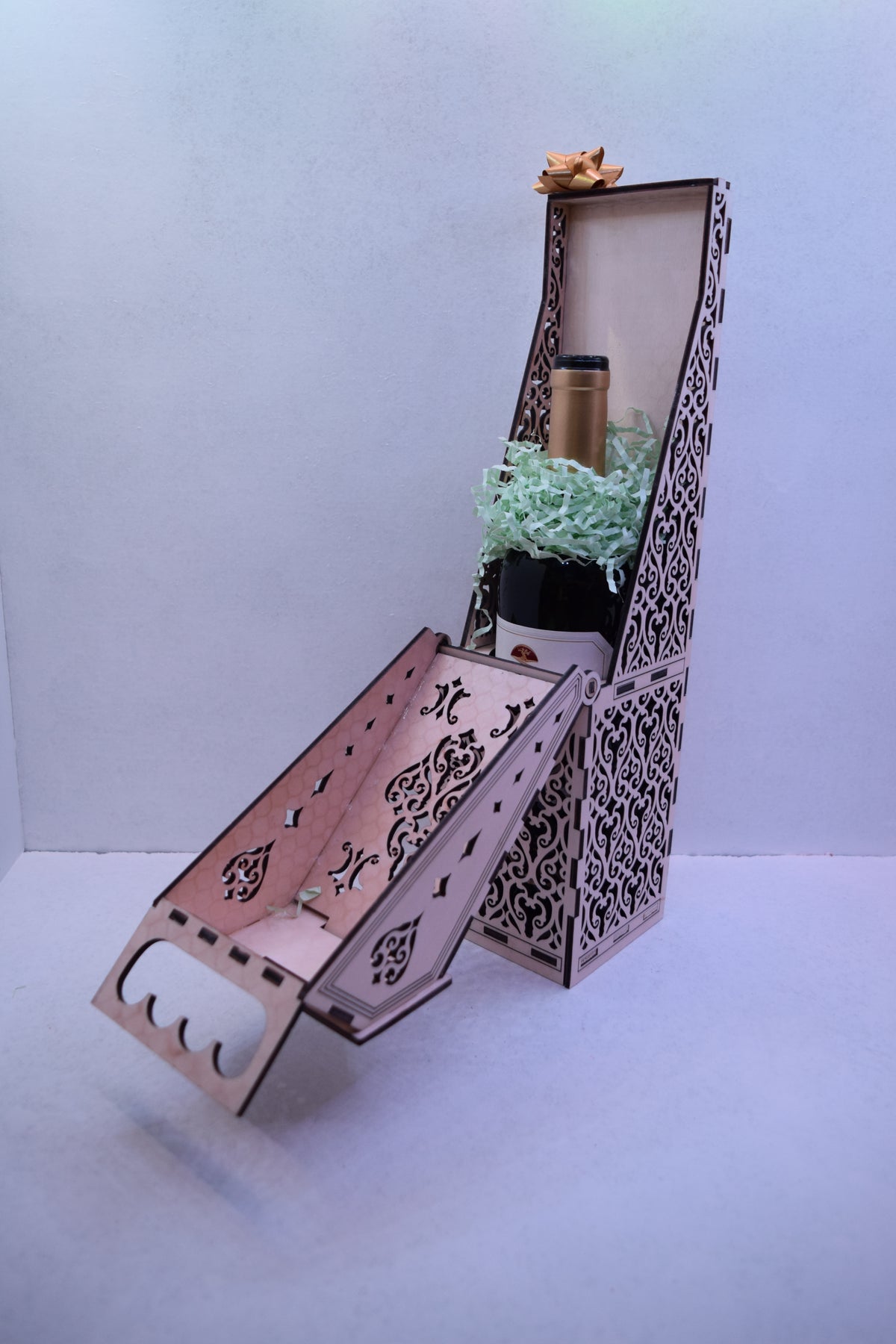 Wine Box Floral Premium